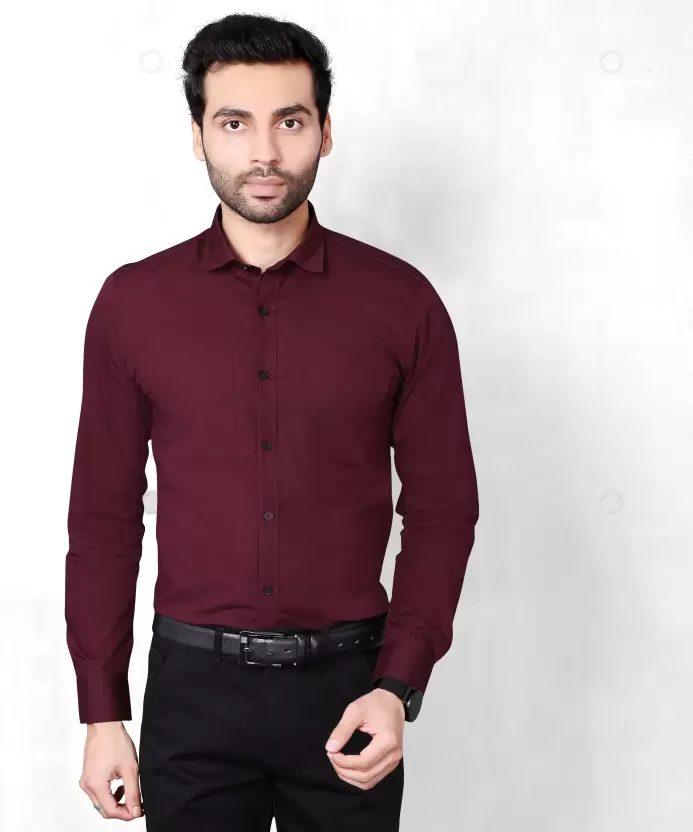 Men's Solid Slim Fit Formal Shirt